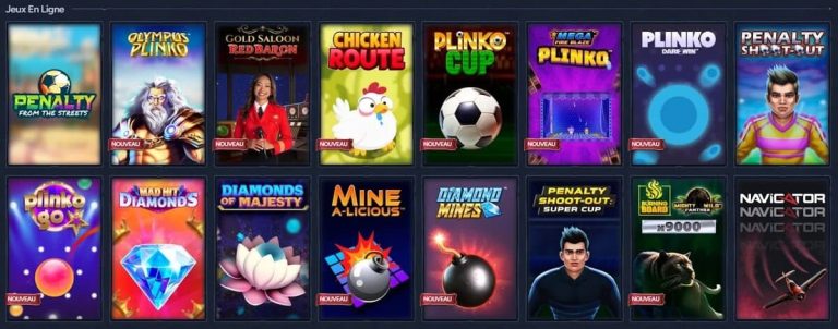 Betwarts Casino jeux